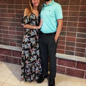 Flowery tall loft dress size MT